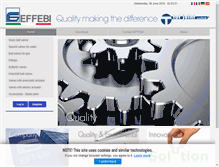 Tablet Screenshot of effebi.it